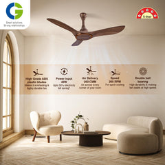 CG Caliver BLDC 1200 mm Ceiling Fan | 5 Star (Wooden Copper)-4