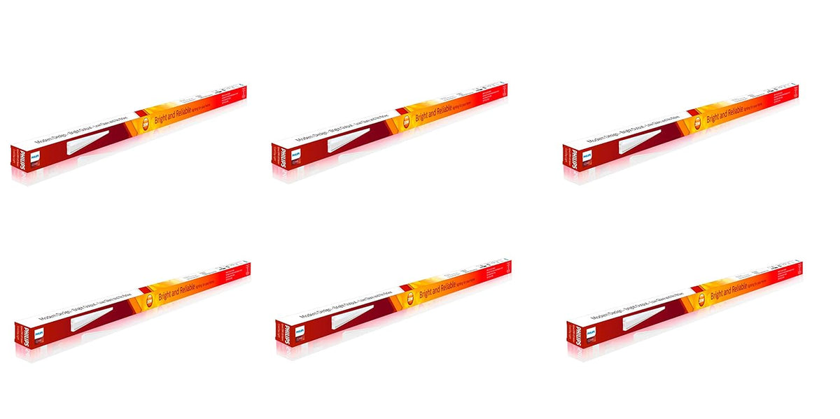 Philips 20W Ujjwal LED Batten, LED Tubelight for Home, Cool Day Light, Pack of 6