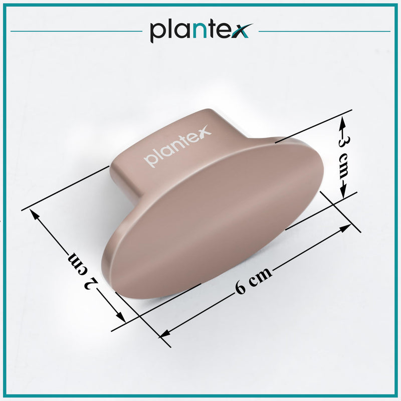 Plantex Knobs for Drawer/Small Drawer Knobs/Knobs for Cabinets/Pull-Push Knobs for Kitchen/Bedroom Drawer - Pack of 1 (Oval, Rembo)-3
