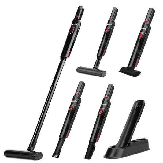 AGARO Sapphire Hand Held Vacuum Cleaner,Up to 15 kPa Powerful Suction with Fast Charging Dock, Rechargeable Portable Powerful Cleaner, Lightweight Hand Held Vacuum Cleaner for Home, Office, and Car