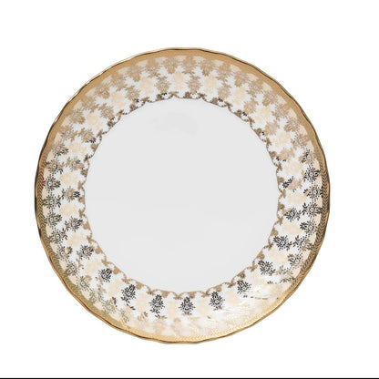 Karina Ebony Dinner Set of 16 (E625), For Family of 4