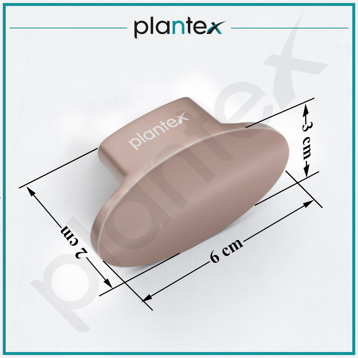 Plantex Knobs for Drawer/Small Drawer Knobs/Knobs for Cabinets/Pull-Push Knobs for Kitchen/Bedroom Drawer - Pack of 4 (Oval, Rembo)-3