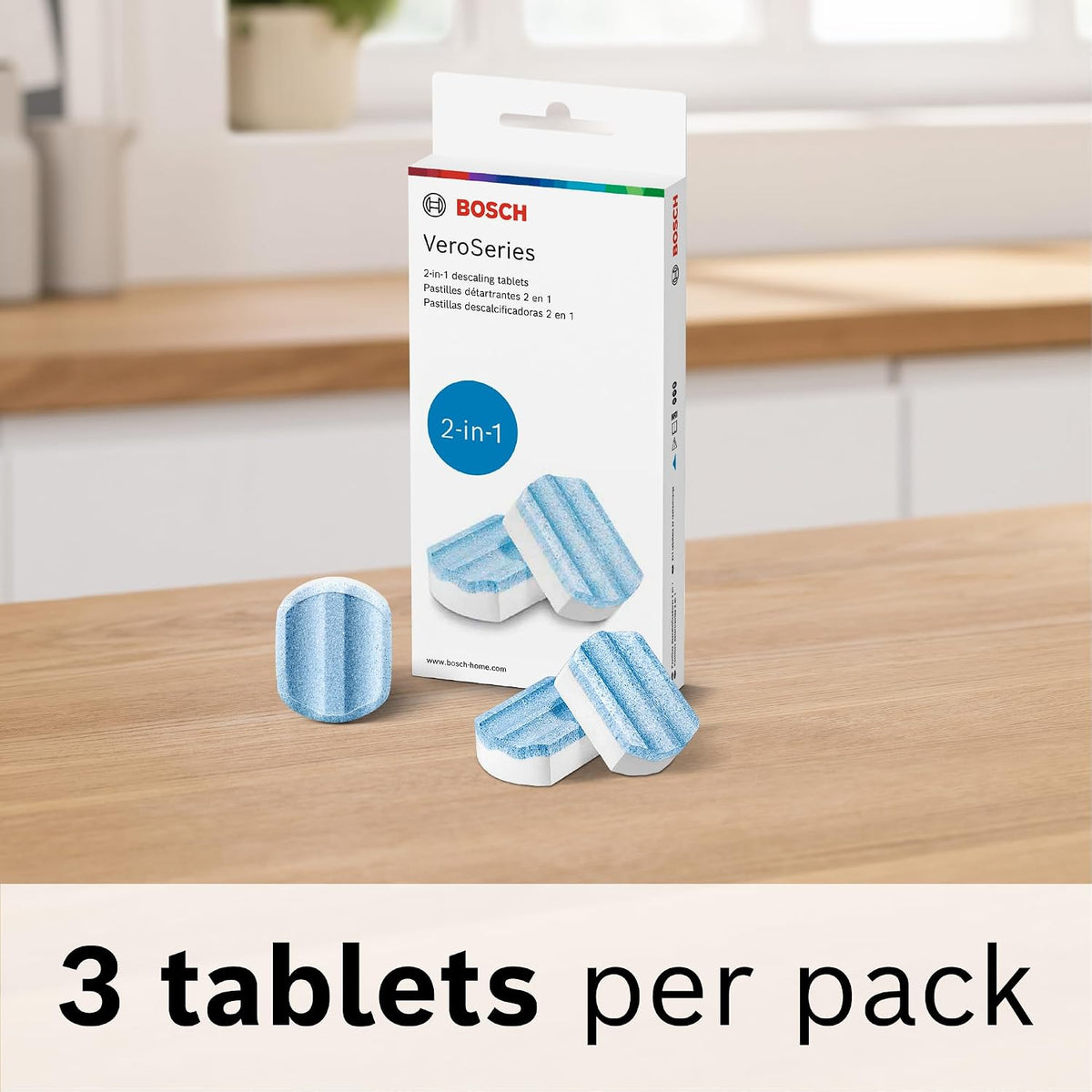 Bosch Descaling Tablets for VeroCafe Coffee and Espresso Machines