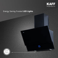 Kaff 60 cm, 1350 m³/hr Slant Kitchen Chimney | Powerful Suction | Touch Control with Digital Display | Gesture Control |