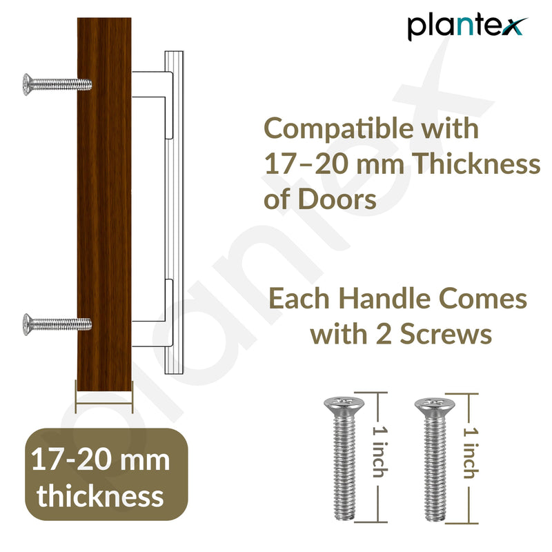 Plantex Cabinet Handle/Kitchen Cabinet Door Handle/Wardrobe/160 mm Cupboard Handle/Door Pull-Push Handle for Home/Office - Pack of 2 (Brass Antique & Gold)-5