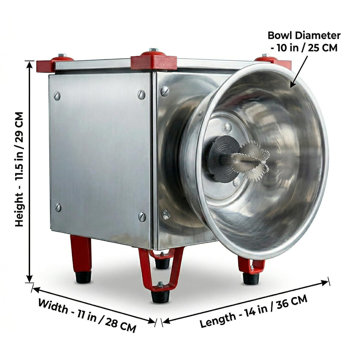 Electric Coconut Grater for Domestic and Commercial Prupose, Heavy Duty, Speed 2 Coconuts per min, 1440RPM, 1/4 HP Motor, Stainless Steel Blade