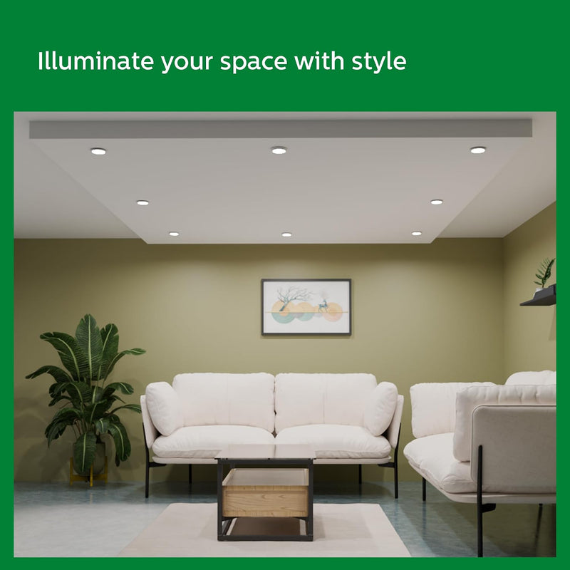 Philips Polycarbonate Starfit 5 Watt Concealed JB LED Downlighter For Ceiling With 3 Inch Cut-Out (Natural
