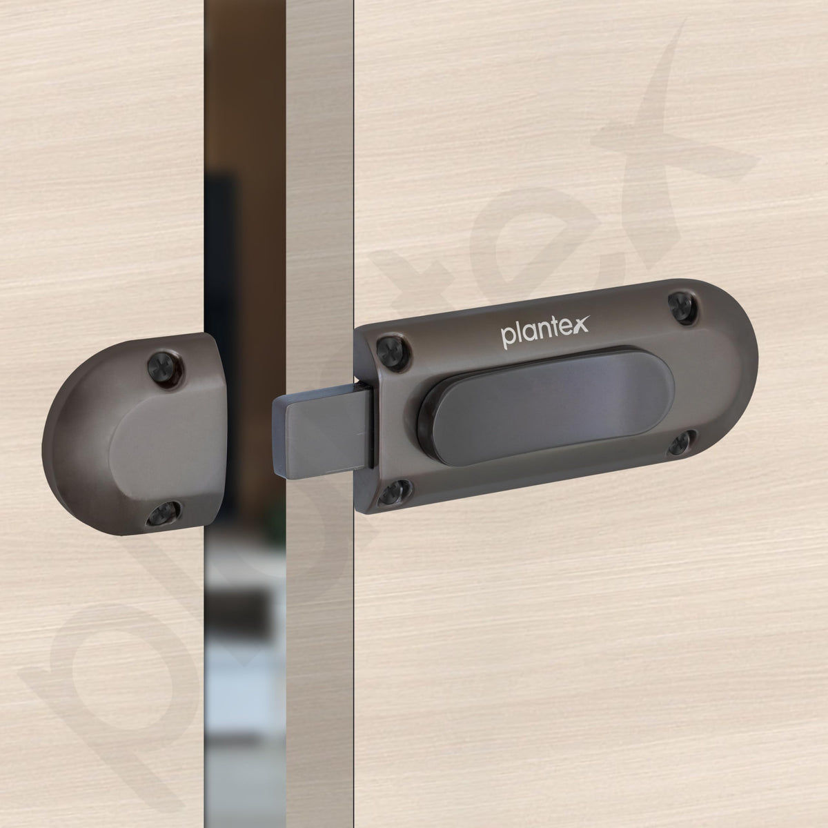 Plantex Latch Lock for Main Door/Heavy Duty Zinc Door Latch for Bathroom/Door Stopper/Baby Latch/Door Lock Latch for Home/Office/Bedroom - Pack of 1 (Satin Black)-2