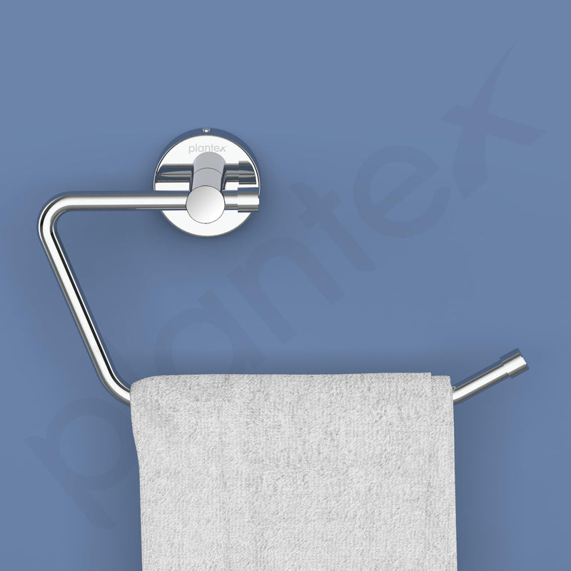 Plantex Stainless Steel Napkin Hanger for Washbasin/Towel Ring for Bathroom/Kitchen/Towel Hanger/Bathroom Accessories (Chrome)-6