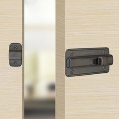 Plantex Premium Heavy Duty Door Stopper/Door Lock Latch for Home and Office Doors - Pack of 20 (Satin Black-Matt)-5