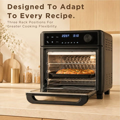 Faber Air Fryer Oven 14L 1400W|View Window| Digital control|Convection Function|Bake Tray, Tray Handle & Crumb Tray|Dish