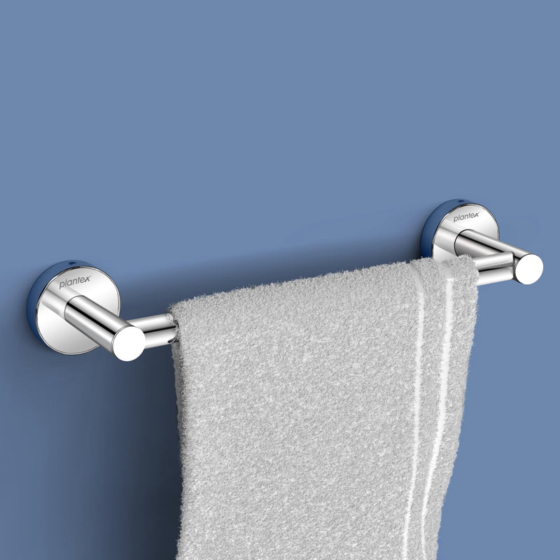 Plantex Stainless Steel Single Towel Rod for Bathroom/12 inch Towel Bar/Towel Holder/Towel Rod for Wash Basin/Bathroom Accessories - (Chrome)-1