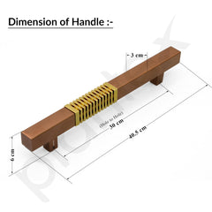Plantex Door Handle/Stainless Steel Handle for Main Door/12 Inch Pull-Push Handle for Home/Office/Hotel - Pack of 1 (PVD Rose Gold and Gold) - 3 Years Warranty-4
