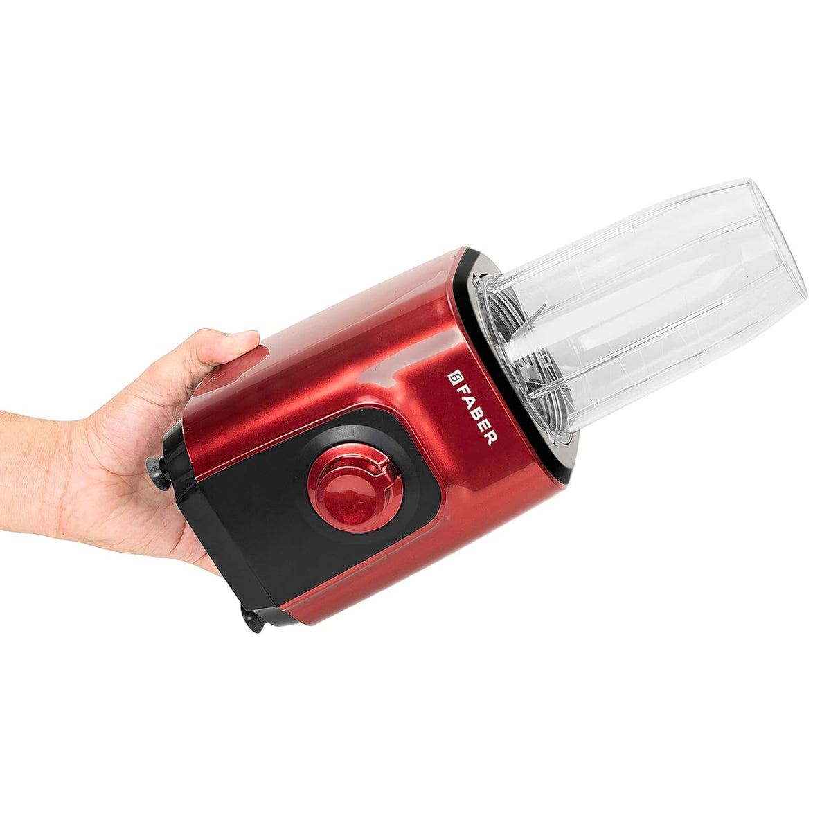 Faber ARIA 2in1 Sportz Blender|Mixer Grinder Blender|400 Watts|Smoothie maker|100% Copper Motor|Detachable SS Blade|2PC 