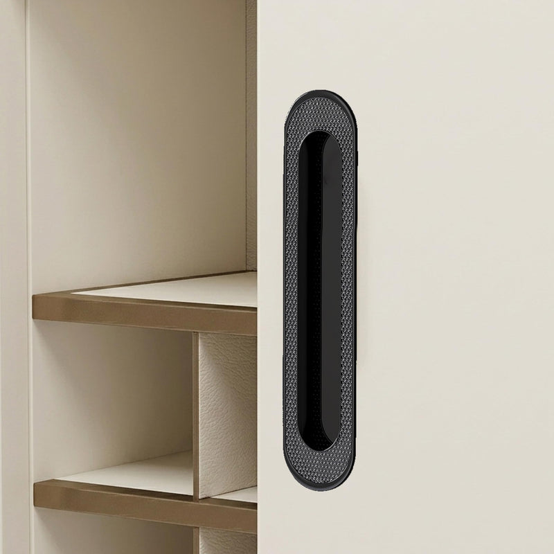 Plantex Sliding Door Handle/Concealed Handle for Sliding Door/224mm Concealed Handle for Wardrobe/Kitchen Cabinet - Pack of 1 (Black) (Model APS-DTC-3770)-1