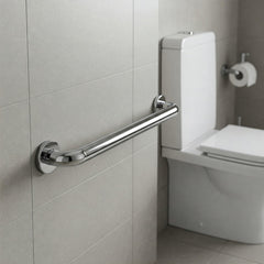 Plantex 18 Inch Stainless Steel Grab Bar for Toilet/Safety Support for Senior Citizens/Secure Bathroom Handrail/Bathroom Accessories (Chrome)-6