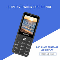 Philips All-New E2221 Sleek & Stylish