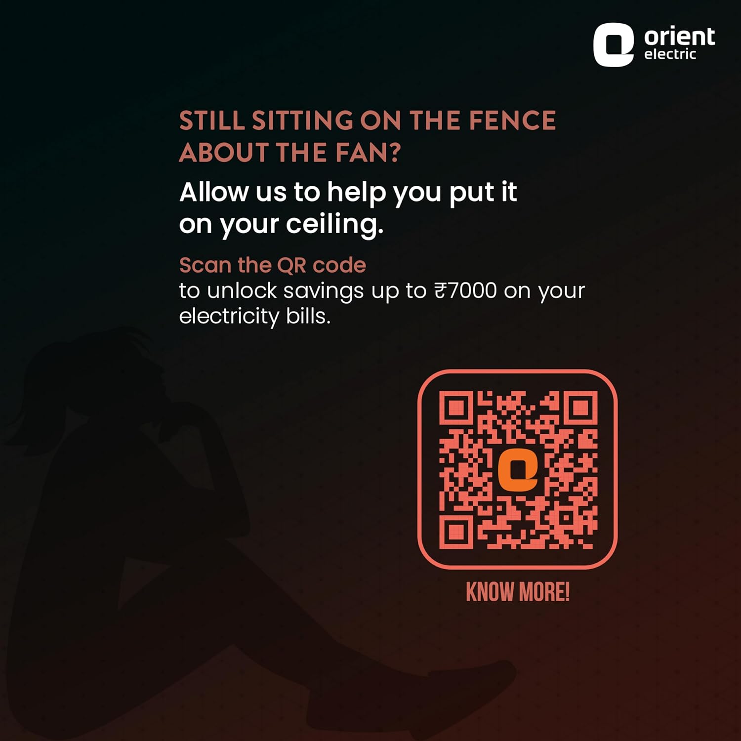 Orient Electric 1200 mm Hector Deco| Ceiling fan with Remote| Decorative ceiling fan with stylish ring & trims| Saves up to 50% on electricity bills| 5 years warranty BLDC ceiling fan| White