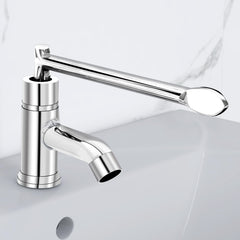 Plantex Lab Pillar Cock for Bathroom/Pillar Cock for Wash Basin with Teflon Tap - Pack of 1 (AC05, Chrome)-1