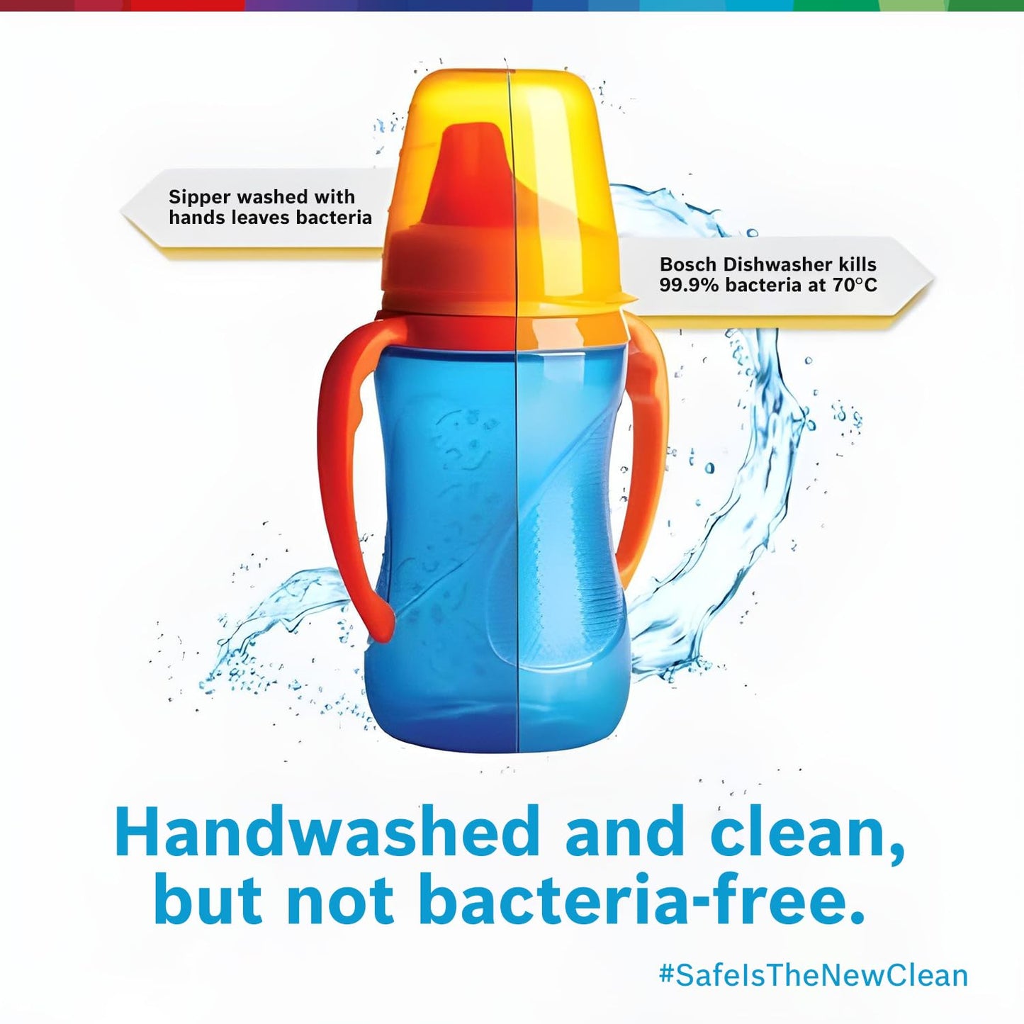 Bosch 13 Place Setting Dishwasher with Intensive Kadhai Program, No Pre-Rinse, 70⁰ Hot water wash, Half Load Option & Extra Cutlery Box - (SMS66GW01I, White, Glass Protection Technology)