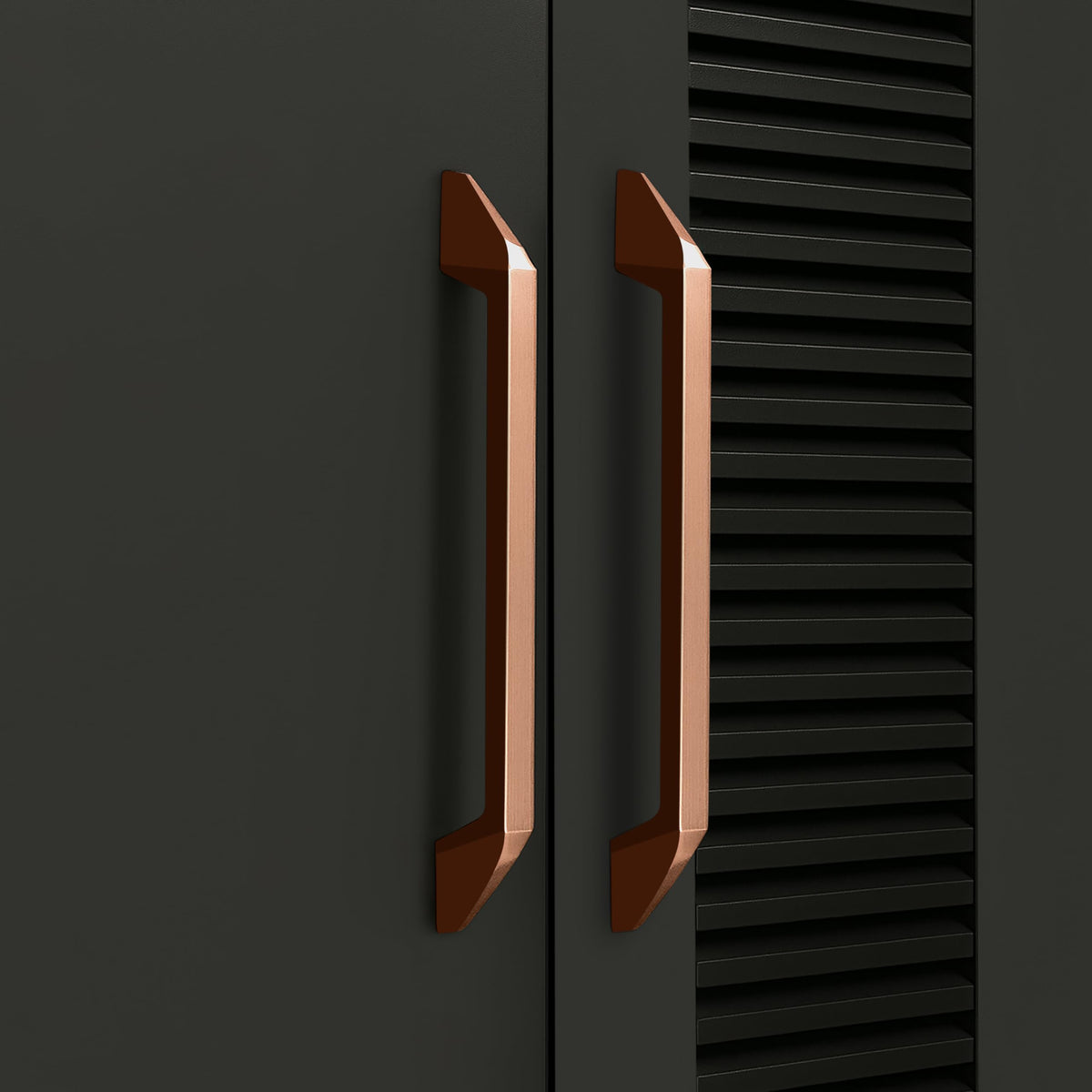 Plantex Cabinet Handle/Kitchen Cabinet Door Handle/Wardrobe/160 mm Cupboard Handle/Door Pull-Push Handle for Home/Office - Pack of 2 (Rose Gold) (Model APS-DTC-3780)-1