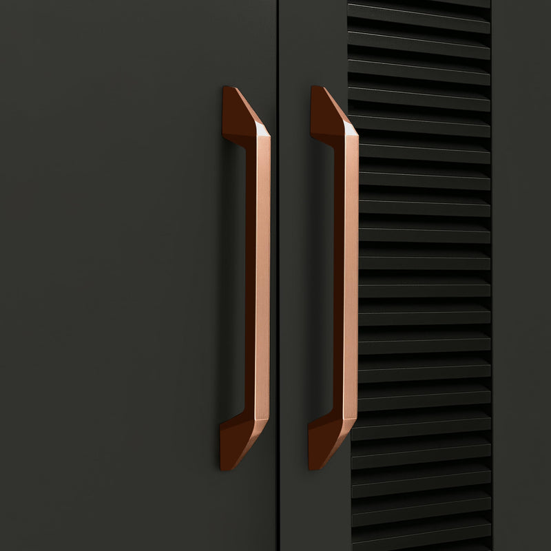Plantex Cabinet Handle/Kitchen Cabinet Door Handle/Wardrobe/160 mm Cupboard Handle/Door Pull-Push Handle for Home/Office - Pack of 2 (Rose Gold) (Model APS-DTC-3780)-1