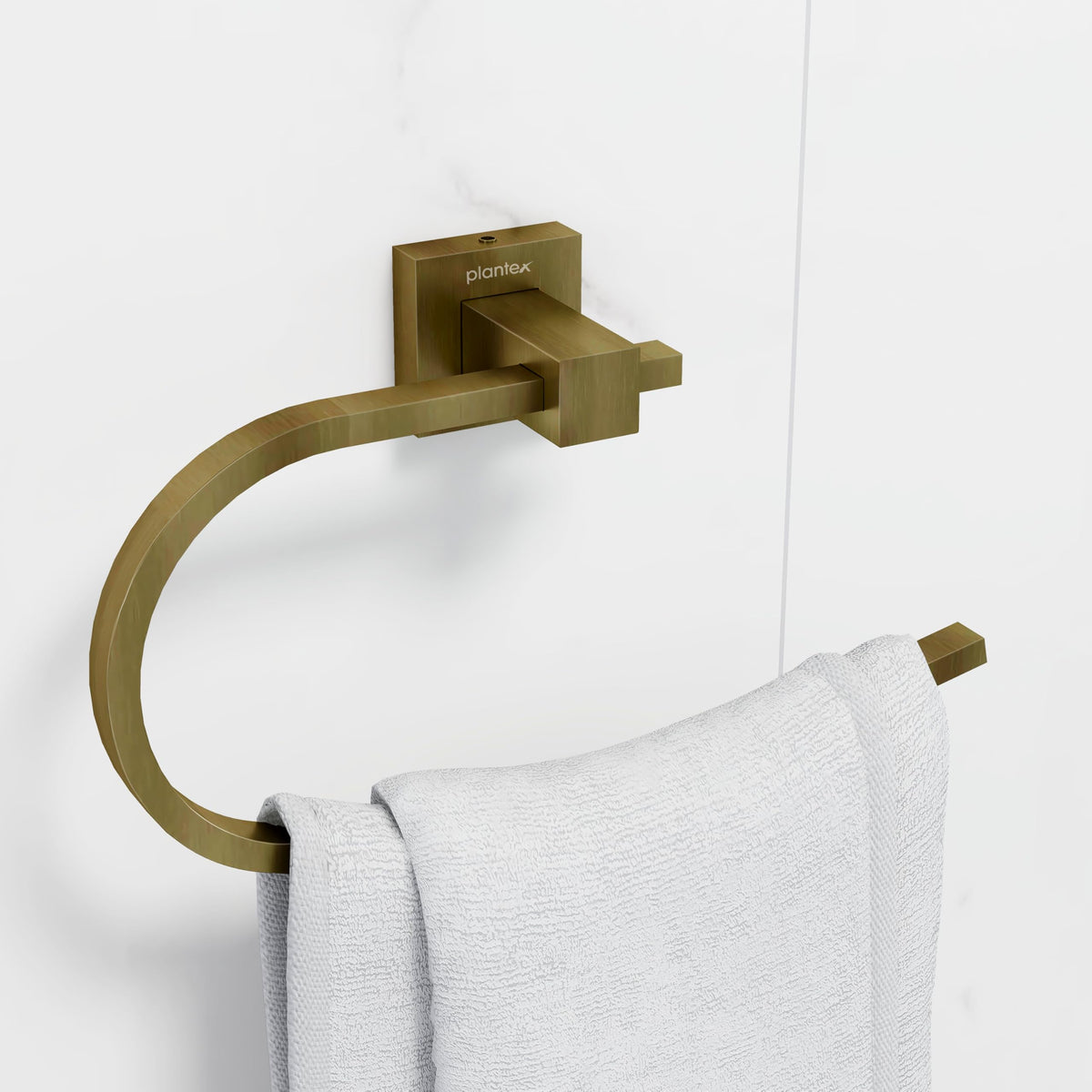 Plantex 304 Grade Stainless Steel Napkin Holder for Wash Basin/Hand Towel Holder for Kitchen/Napkin Hanger/Bathroom Accessories - Splash (Antique)-1
