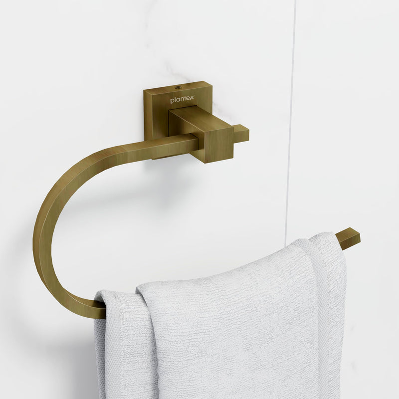 Plantex 304 Grade Stainless Steel Napkin Holder for Wash Basin/Hand Towel Holder for Kitchen/Napkin Hanger/Bathroom Accessories - Splash (Antique)-1