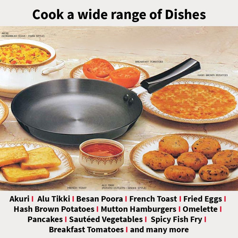 Hawkins Futura 17 cm Frying Pan, Hard Anodised Fry Pan, Small Frying Pan, Black (AF17)