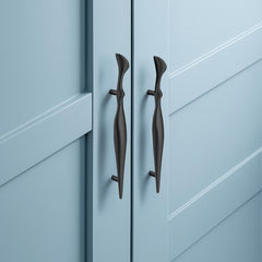 Plantex Cabinet Handle/Kitchen Cabinet Door Handle/Wardrobe/96 mm Cupboard Handle/Door Pull-Push Handle for Home/Office - Pack of 2 (Black) (Model APS-DTC-9136)-1