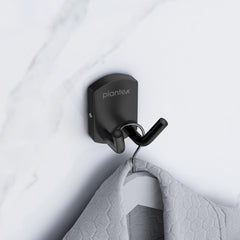 Plantex 304 Grade Stainless Steel Robe Hook/Robe Hooks for Bathroom/Cloth Hanger for Wall/Hooks/Bathroom Accessories - Black (Parv)-1