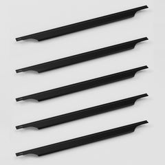 Plantex Profile Handle for Kitchen Cabinet/28 Inch Aluminium Drawer Profile Handle/Wardrobe Pull Handle for Home/Office/Hotel - Pack of 5 (Black) (Model APS-PF-1003)-1