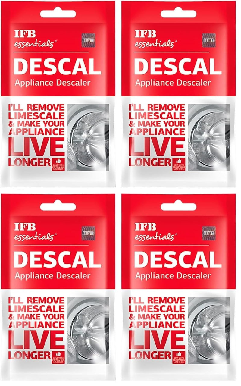 IFB Descale Powder For Washing Machine Drum Cleaner & Tub Cleaner, Washing Machine Cleaner Powder for all Front & Top Lo