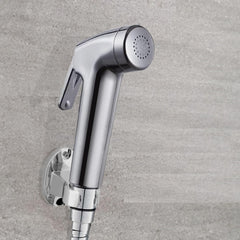 HOUZA Jaguar ABS Health Faucet Without Hose Pipe and Wall Hook | Jet Spray for Toilet | Jet Spray Gun | Health Faucet Gun Only (Chrome Finish)