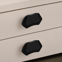 Plantex Drawer Kadi/3 Inch Chest Handle for Drawer/Rectangular Cabinet Kadi/Pull-Push Kadi for Home/Office Drawer - Pack of 2 (DTK-296, Black)-2