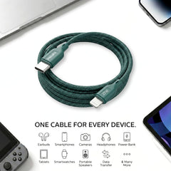 Philips DLC4150LT/94 27W iPhone Original Type-C to Lightning Fast Charging Cable (1.5m, Crystal Teal)