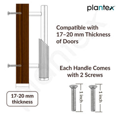 Plantex Stainless Steel & Aluminium Cabinet Handle/600mm Wardrobe Handle for Home/Cupboard Door Pull-Push Handles for Office - Pack of 1 (Rose Gold)-5