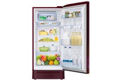 Samsung 189 L, 5 Star, Digital Inverter, Direct-Cool Single Door Refrigerator (RR21H2H25HT/HL, Red, Hydrangea Plum, Base Stand Drawer, Single Touch)-5