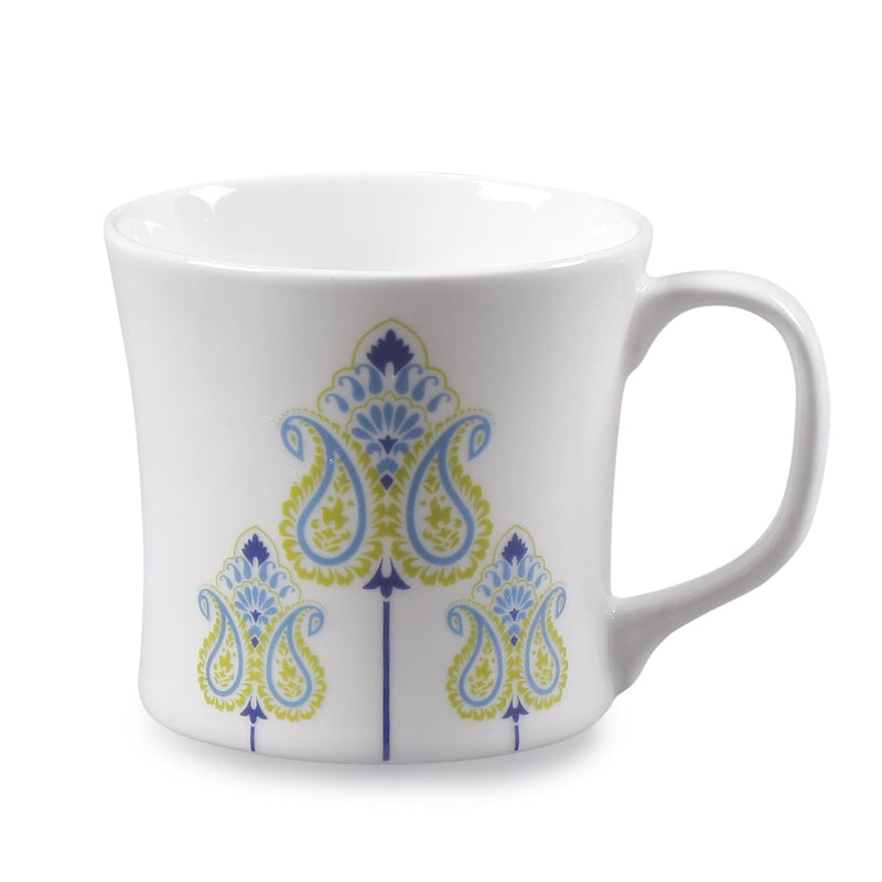 Clay Craft Bone China Liza Mw Coffee Mug Set, 150Ml, Multicolor, 6 Piece, Tea Cup Set of 6, Microwave & Dishwasher Safe, Mugs for Coffee, Cups Set of 6, Mug Set, Gift Set, Ideal for Gifting