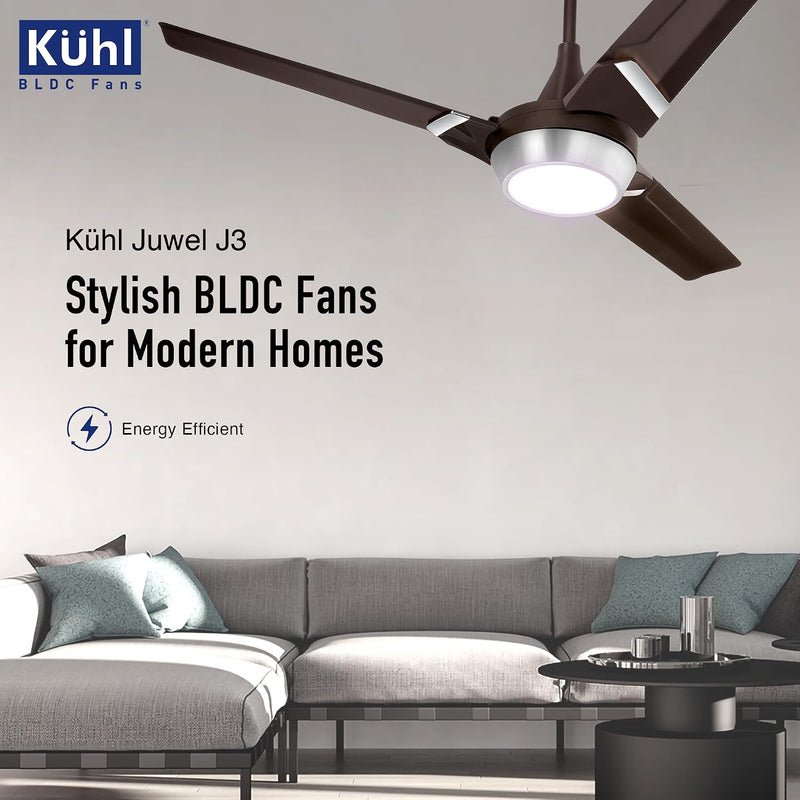 KUHL Juwel J3 1200 mm 65% Power Saving BLDC Ceiling Fan-2