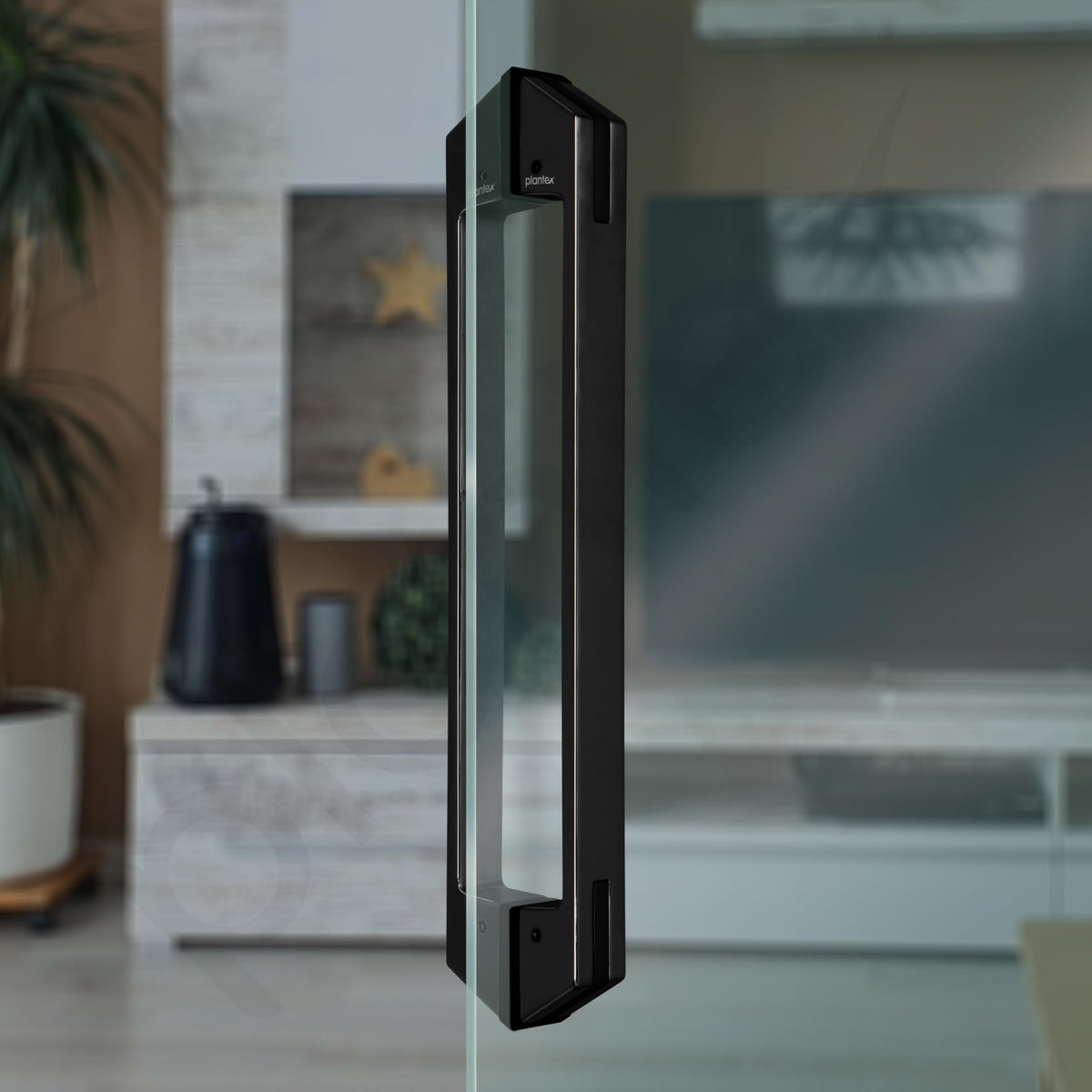Plantex Door Handle/Main Door Handle/14 Inch Pull-Push Handle for Home&Office - Pack of 1 (SH-372-DC-Black & Z-Black)-4