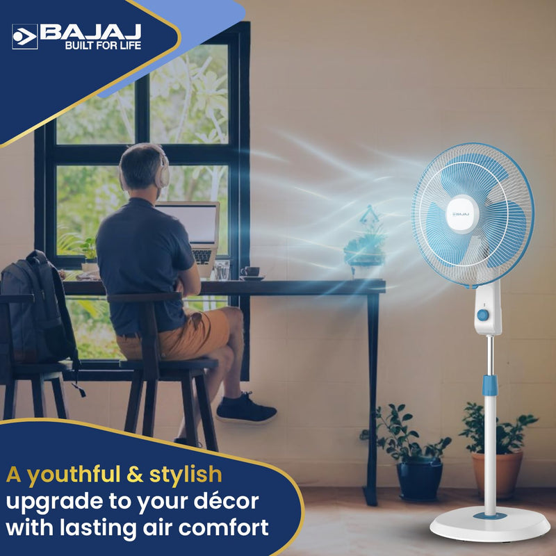 Bajaj Shield Series Robusto High Speed 400mm Pedestal Fan for Home-4