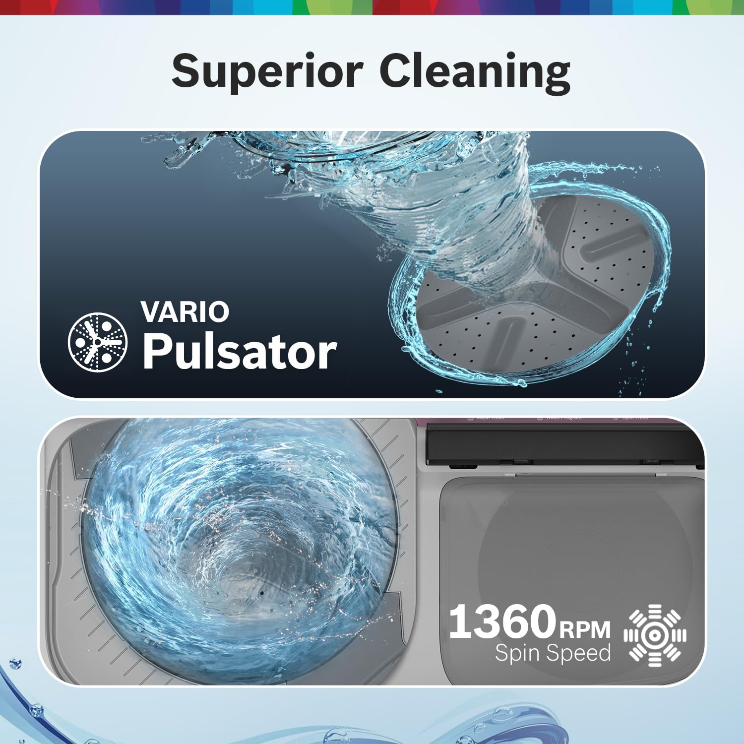 Bosch 8 kg 5 Star Semi-Automatic Top Loading Washing Machine (2025 Model, WJP802V0IN, 3 Wash Programs, Anti-Rust Body, 1300 RPM Spin Speed, Wine, 5 Years Comprehensive Warranty)