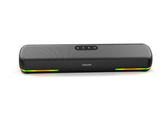 Philips SPA4124BK/94 Wireless Bluetooth Speaker, 20W, 8H Playtime, Bluetooth 5.1, TWS Mode, RGB Light