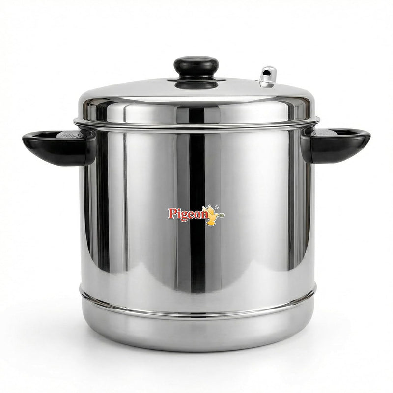 Pigeon Classic Stainless Steel Idli Cooker with Whistle Indicator
