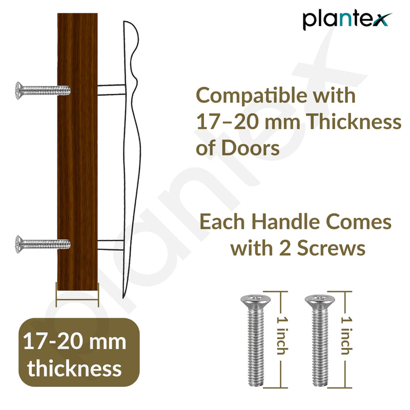 Plantex Cabinet Handle/288mm Handle for Cabinet/Door Pull-Push Handle for Home/Office - Pack of 1 (Brass Antique) (Model APS-DTC-9136)-4