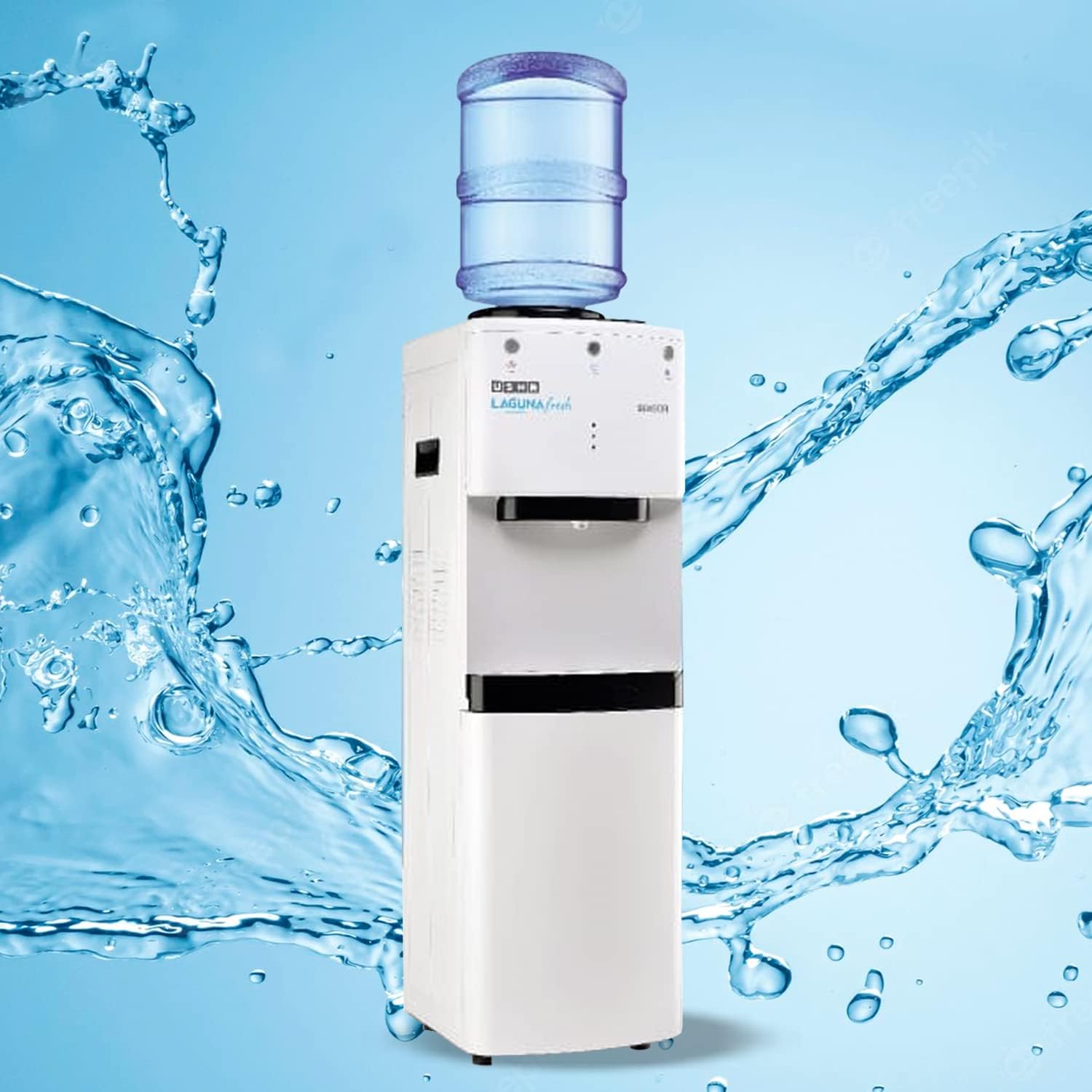 Freshusha Color Usha Laguna Fresh Hot,Cold & Normal 3 tap Floor Standing Water Dispens ...