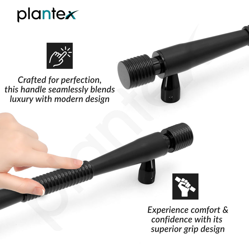 Plantex Main Door Handle/Stainless Steel Door Handle/12 Inch Pull-Push Handle for Home/Office - Pack of 1 (APS-147, Black)-6