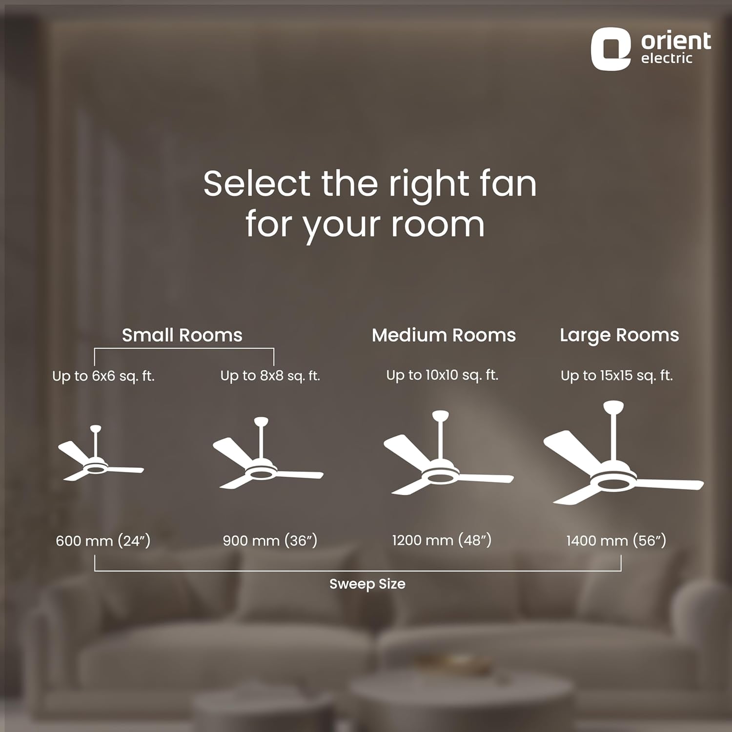 Orient Electric Apex-FX 1200mm Ceiling Fan for Home| BEE 1 Star Rated Energy Efficient Fan| Rust Resistant | Strong and Powerful Motor | 2 Years Warranty by Orient | Blue - Pack of 1