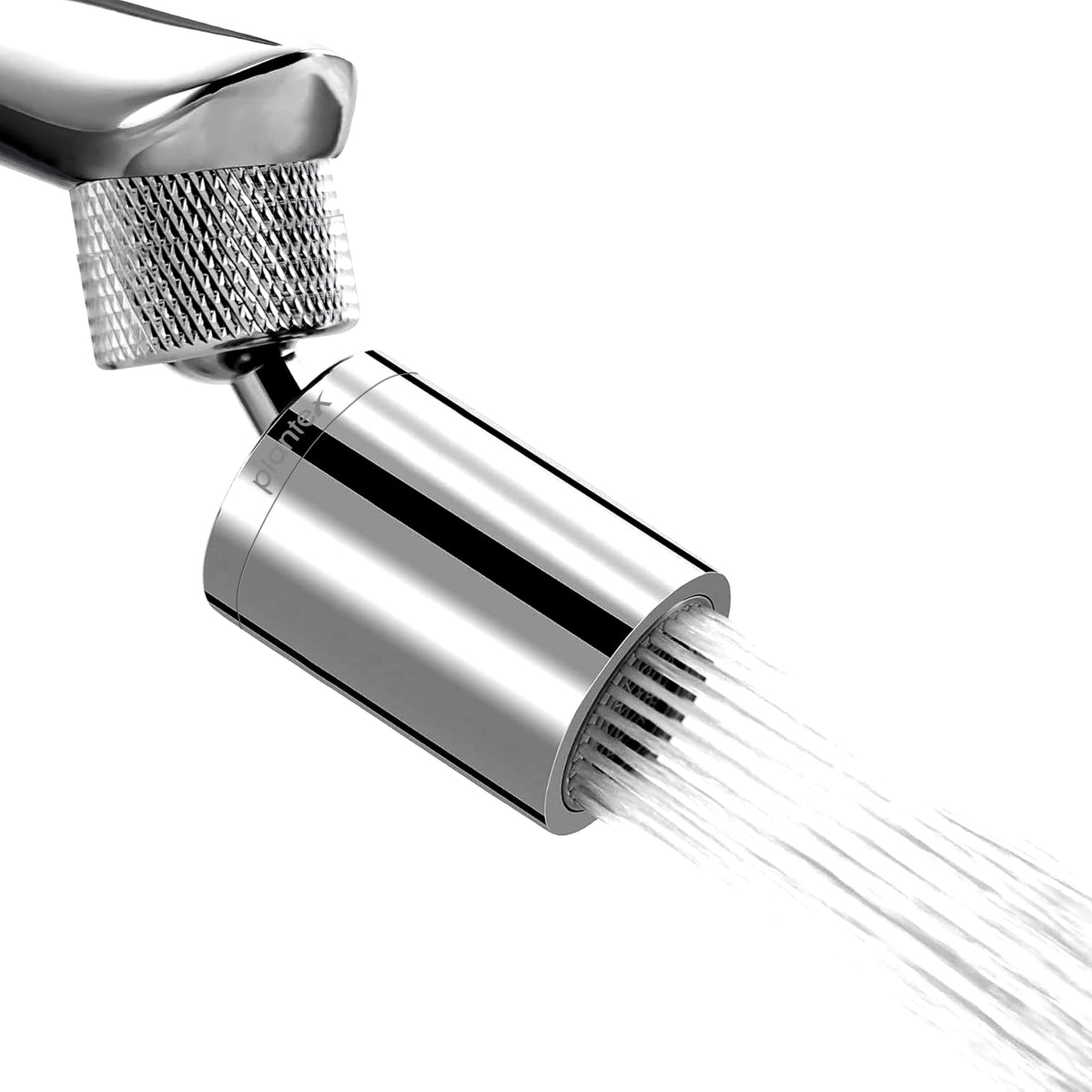 Plantex Brass Tap Extender for Kitchen Sink/360‚° Swivel Kitchen Sink Tap Aerator/2 Anti-Splash Modes/Upto 80% Water Saving/Fits F22 and M24 mm taps (XL-1035 Chrome)